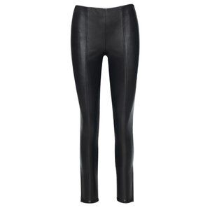 BLANKNYC Womens 28 Maleficient Black Vegan Faux-leather Hi Rise Pull On Leggings